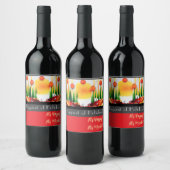 Holiday within the Pines! Weinetikett (Flaschen)