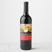 Holiday within the Pines! Weinetikett (Vorderseite)