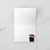 Holiday Wolf Grußkarte Feiertagskarte (Innenseite)