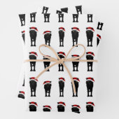 Holiday Wolf Wrapping Paper Sheets Geschenkpapier Set (Beispiel)