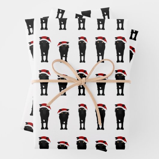 Holiday Wolf Wrapping Paper Sheets Geschenkpapier Set (Beispiel)