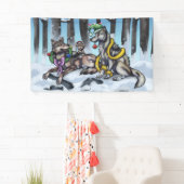 Holiday Wolves Banner (Insitu)