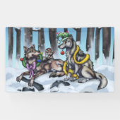 Holiday Wolves Banner (Horizontal)