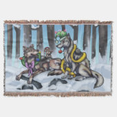 Holiday Wolves Decke (Vorderseite)