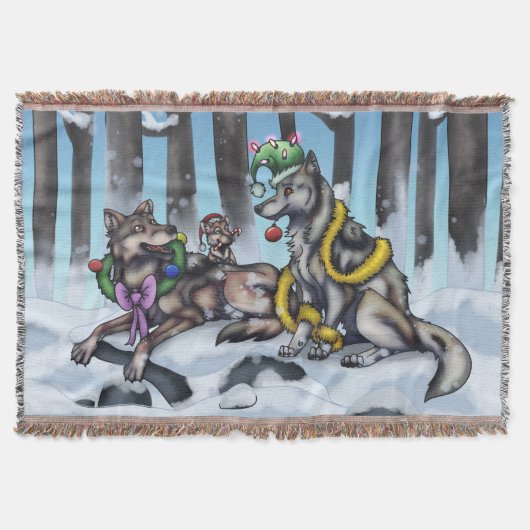 Holiday Wolves Decke (Vorderseite)