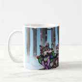 Holiday Wolves Kaffeetasse (Links)