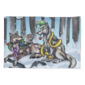 Holiday Wolves Kissenbezug (Rückseite)