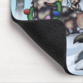 Holiday Wolves Mousepad (Ecke)