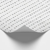 Holiday Word Find Puzzle Gift Wrapping paper Geschenkpapier (Ecke)