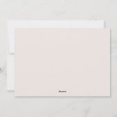 Holiday Workout Feiertagskarte (Rückseite)