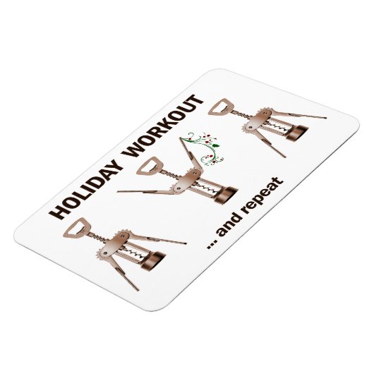 Holiday Workout Magnet (Linke Seite)