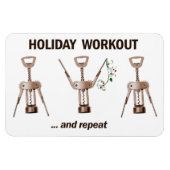 Holiday Workout Magnet (Horizontal)