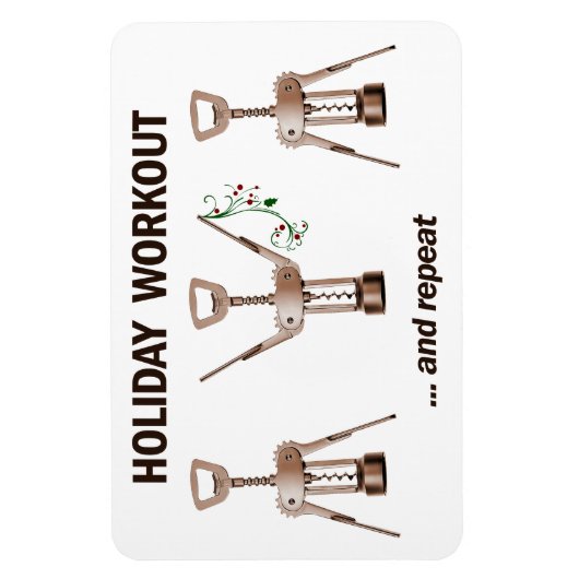 Holiday Workout Magnet (Vertikal)