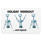 Holiday Workout Magnet (Horizontal)