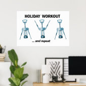 Holiday Workout Poster (Heimbüro)