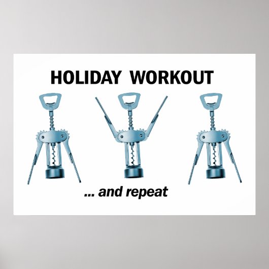 Holiday Workout Poster (Vorne)