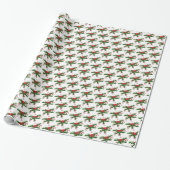 Holiday Wrapping Paper-Holly Geschenkpapier (Ungerollt)