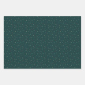 Holiday Wrapping Paper Set – Hearts, Flowers, Dots Geschenkpapier Set (Vorderseite 3)