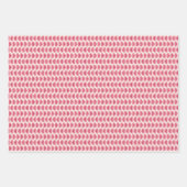 Holiday Wrapping Paper Set – Hearts & Flowers  Geschenkpapier Set (Vorderseite 2)