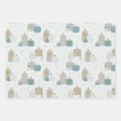 Holiday Wrapping Paper Sheets Geschenkpapier Set (Vorderseite)