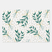 Holiday Wrapping Paper Sheets Geschenkpapier Set (Vorderseite 3)
