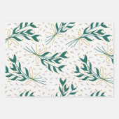 Holiday Wrapping Paper Sheets Geschenkpapier Set (Vorderseite)