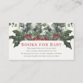 Holiday Wreath Baby Shower Buchungsanfrage Buchung Begleitkarte (Vorderseite)