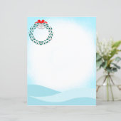 Holiday Wreath Design (Stehend Vorderseite)