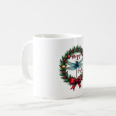 Holiday Wreath Dragonfly Kaffeetasse (Vorderseite Links)
