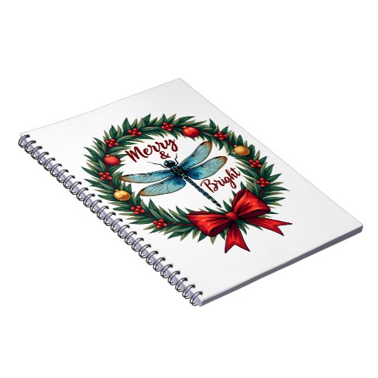 Holiday Wreath Dragonfly Notizblock (Rechte Seite)