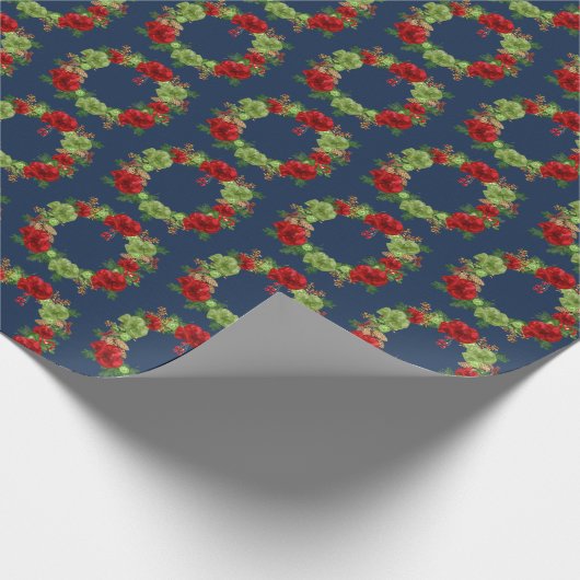 Holiday Wreath Geschenkpapier (Ecke)