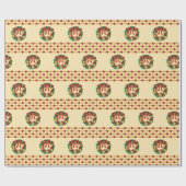 Holiday Wreath Knit Geschenkpapier (Flach)
