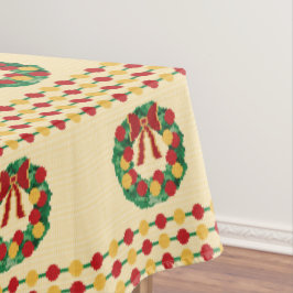 Holiday Wreath Knit Tischdecke