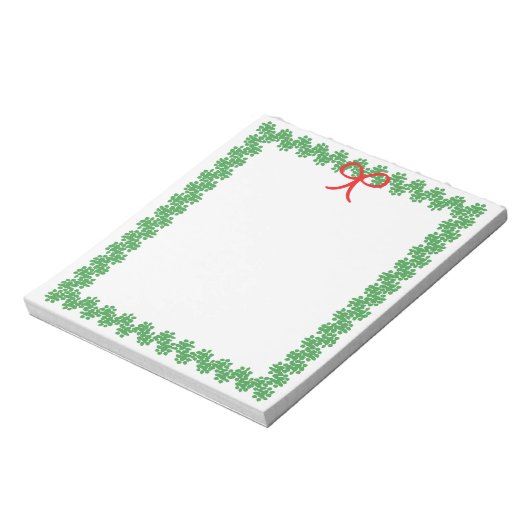 Holiday Wreath Notepad Notizblock (Rotiert)