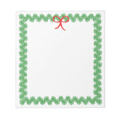Holiday Wreath Notepad Notizblock (Vorderseite)
