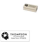 Holiday Wreath Rücksendeadresse Gummistempel (Stempel)