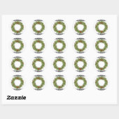 Holiday Wreath Stickers (Blatt)