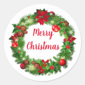 Holiday Wreath Stickers (Vorderseite)