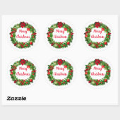 Holiday Wreath Stickers (Blatt)