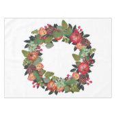 Holiday Wreath Table Tuch Tischdecke (Vorderseite (Horizontal))