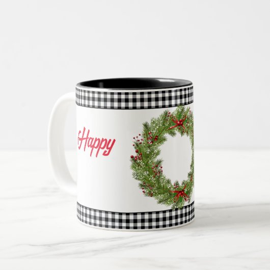 Holiday Wreath Tasse (Vorderseite Links)