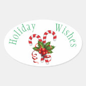 Holiday wünscht Umschlag Aufkleber Stickers (Vorderseite)