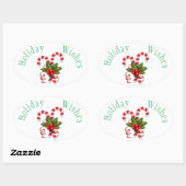 Holiday wünscht Umschlag Aufkleber Stickers (Blatt)