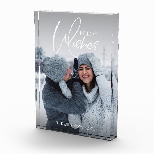 Holiday wünscht Weihnachts-Foto Block (Rechts)