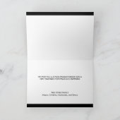 Holiday wünscht Weihnachts-Fotokarte Feiertagskarte (Innenseite)