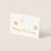 Holiday Yarn Balls Crafts Folienkarte (Vorderseite)