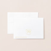 Holiday Yarn Balls Crafts Folienkarte (Rückseite mit Umschlag)