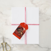 Holiday Yorkshire Terrier Geschenkanhänger (Mit Garn)