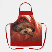 Holiday Yorkshire Terrier Schürze (Vorderseite)