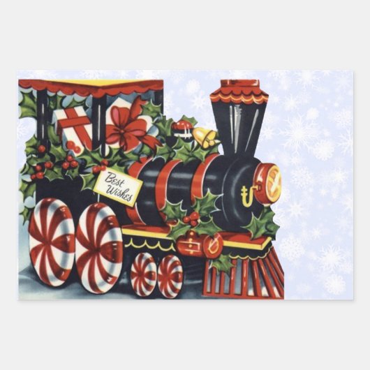 Holiday Zug Geschenkpapier Set (Vorderseite 2)